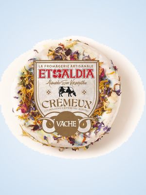 Crémeux des Aldudes aux fleurs 260g, vendu en gros par Auclair Négoce