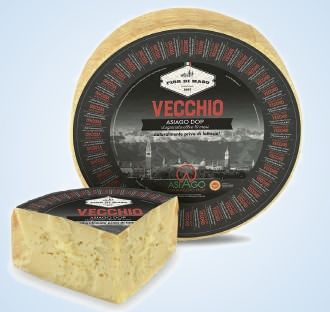Asiago AOP ~ 12 mois 8.5kg, vendu en gros par Auclair Négoce