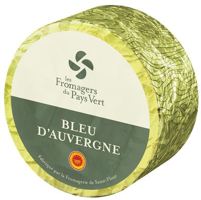 Bleu d'Auvergne 2.5kg (Pays Vert), vendu en gros par Auclair Négoce