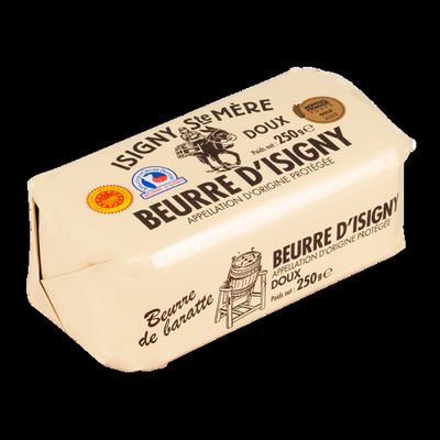 Beurre Isigny AOP Doux, vendu en gros par Auclair Négoce