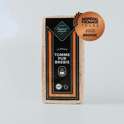 Tomme Pur Brebis Les Cazelles 2.2kg X2, vendu en gros par Auclair Négoce