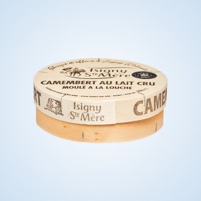 Camembert d'Isigny au lait cru 250g, vendu en gros par Auclair Négoce