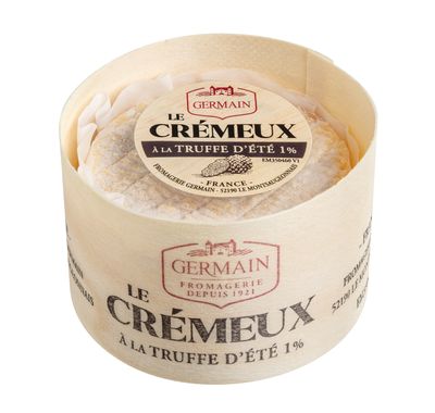 Triple crème à la truffe d'été >1% 150g, vendu en gros par Auclair Négoce