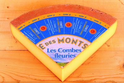 Comté AOP 6 mois Combe Fleurie Bleu 2X 1/8 4.75kg, vendu en gros par Auclair Négoce