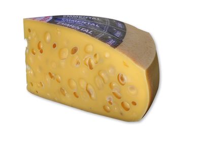 Emmental au lait cru 1/8 10kg, vendu en gros par Auclair Négoce