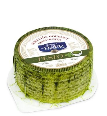 Fromage de Brebis au pesto vert - 3 kg, vendu en gros par Auclair Négoce