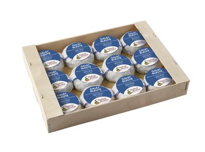 Galet Bleuté de Chèvre au lait cru 60g, vendu en gros par Auclair Négoce