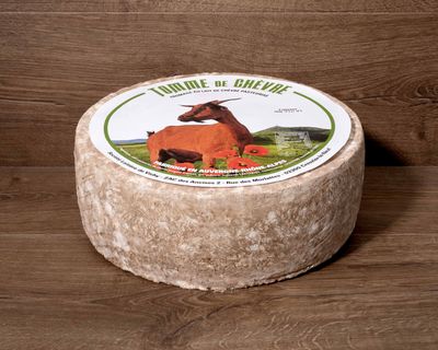 Tomme de chèvre croute grise 5kg, vendu en gros par Auclair Négoce