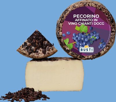 Pecorino Affiné au Vin Chianti DOCG 1kg, vendu en gros par Auclair Négoce