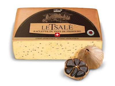 Raclette Suisse carrée Tsalè ail noir 6.5kg, vendu en gros par Auclair Négoce