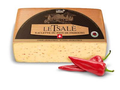Raclette Suisse carrée Tsalè paprika 6.5kg, vendu en gros par Auclair Négoce