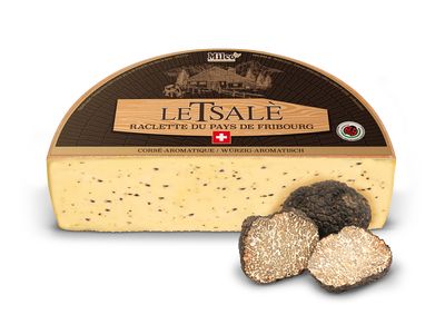 Raclette Suisse le Tsalè truffes 1.3% 5.5kg, vendu en gros par Auclair Négoce