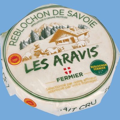 Reblochon de Savoie AOP fermier "les Aravis" 500g, vendu en gros par Auclair Négoce