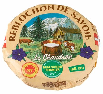 Reblochon Fermier AOP 500g "Farto Chaudron", vendu en gros par Auclair Négoce