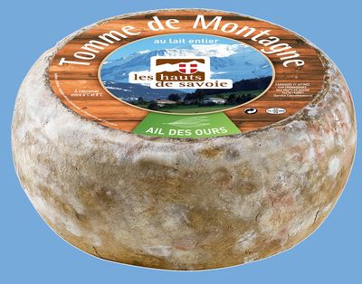Tomme de Montagne Ail des ours 1.7kg Les Hauts S., vendu en gros par Auclair Négoce