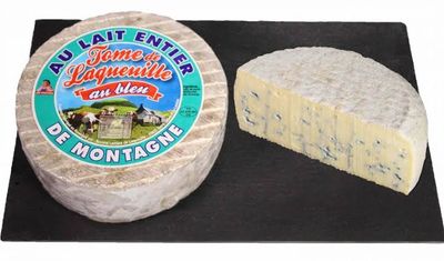 Tomme de Laqueuille au bleu 2kg montagne, vendu en gros par Auclair Négoce