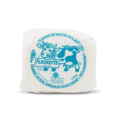 Tomme Fleurette de Rougemont lait cru 170g, vendu en gros par Auclair Négoce