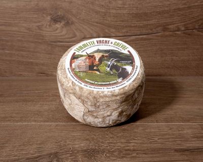 Tommette de Vache & Chèvre croute grise 500g, vendu en gros par Auclair Négoce
